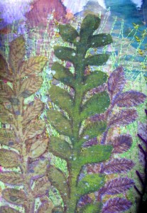 Bronze Grasses by Nicky Perryman Textile Artist