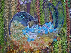 Underbrush embroidery by Nicky Perryman Textile Artist