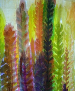 Silk painting by Nicky Perryman