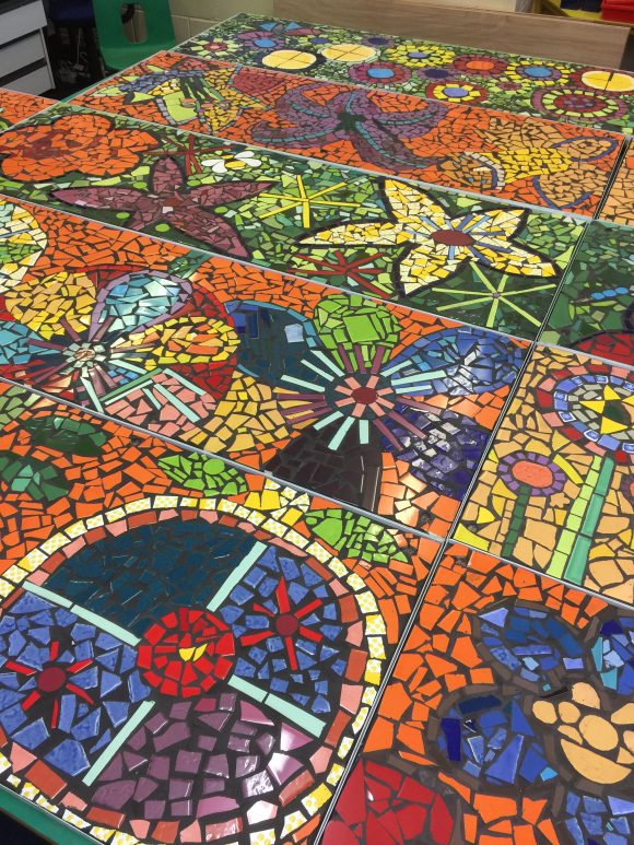 Mosaic at Yardley Wood Primary School