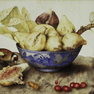 Figs still life painting by Giovanna Garzoni